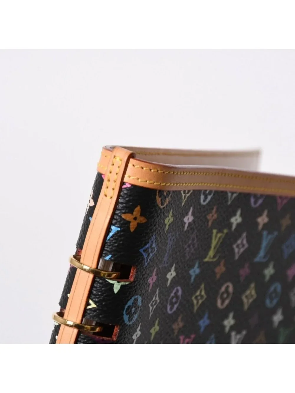 Louis Vuitton Vandredi Notebook Takashi Murakami Monogram Multicolor Noir Gold